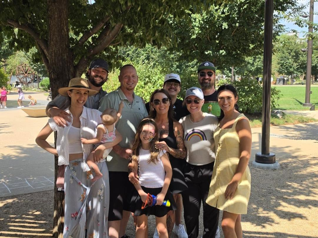 Converdia Health Staffing team members outdoors